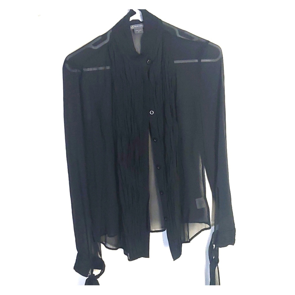 Armani sheer dress shirt